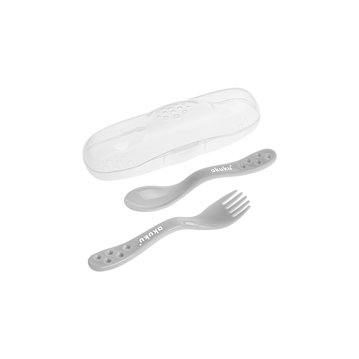 The cutlery set in case, gray A0073