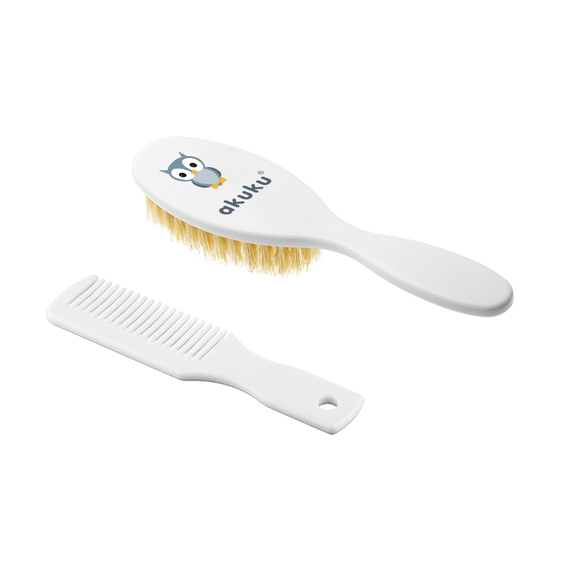 Bristle NATURAL and hairbrush A0307