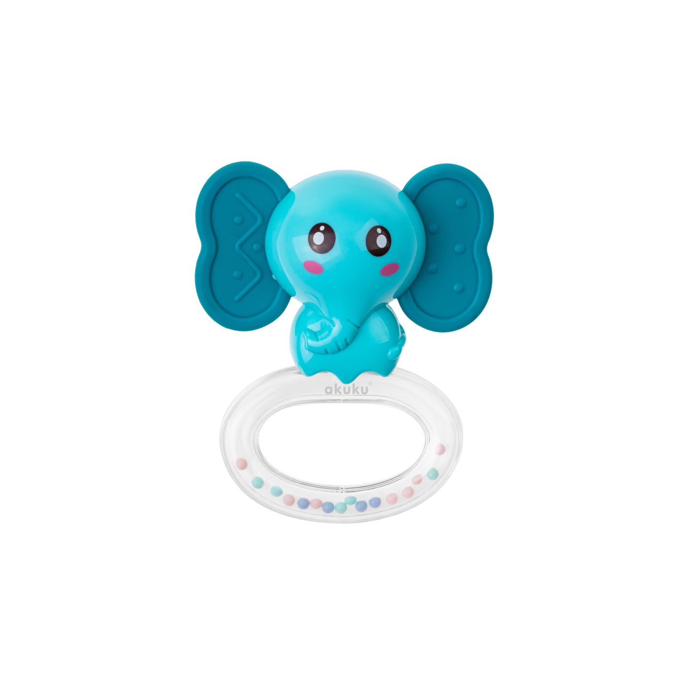 Rattle with teether Elephant A0450